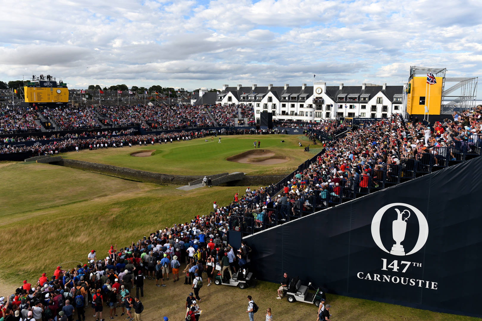 Molinari Grandstands Carnoustie 2018